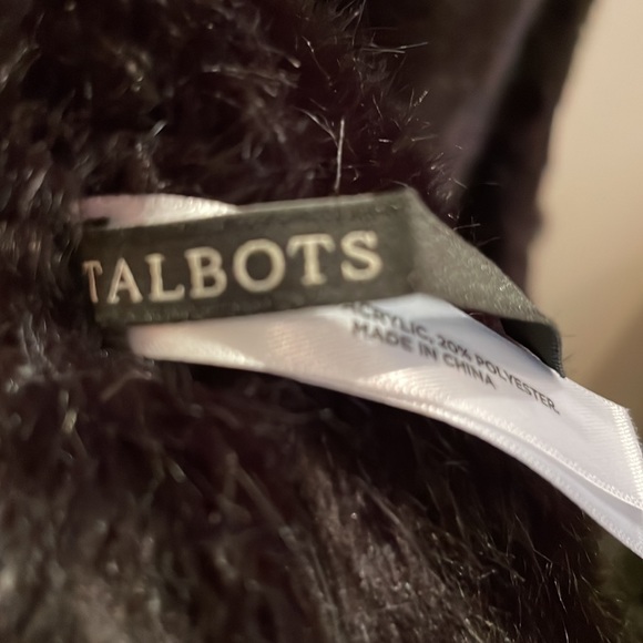 Talbots faux fur scarf NEW WITH TAGS - Picture 7 of 8